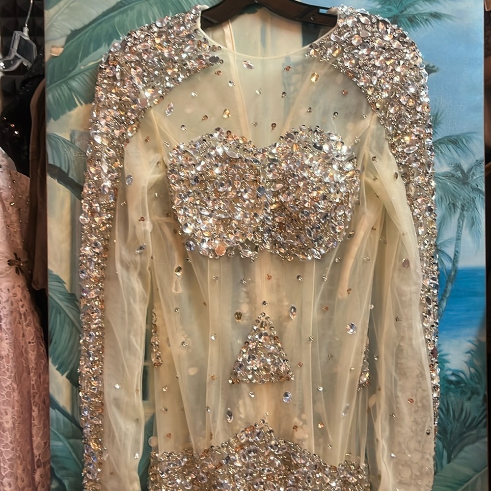 JOVANI bejeweled dress 00 - Picture 1 of 3